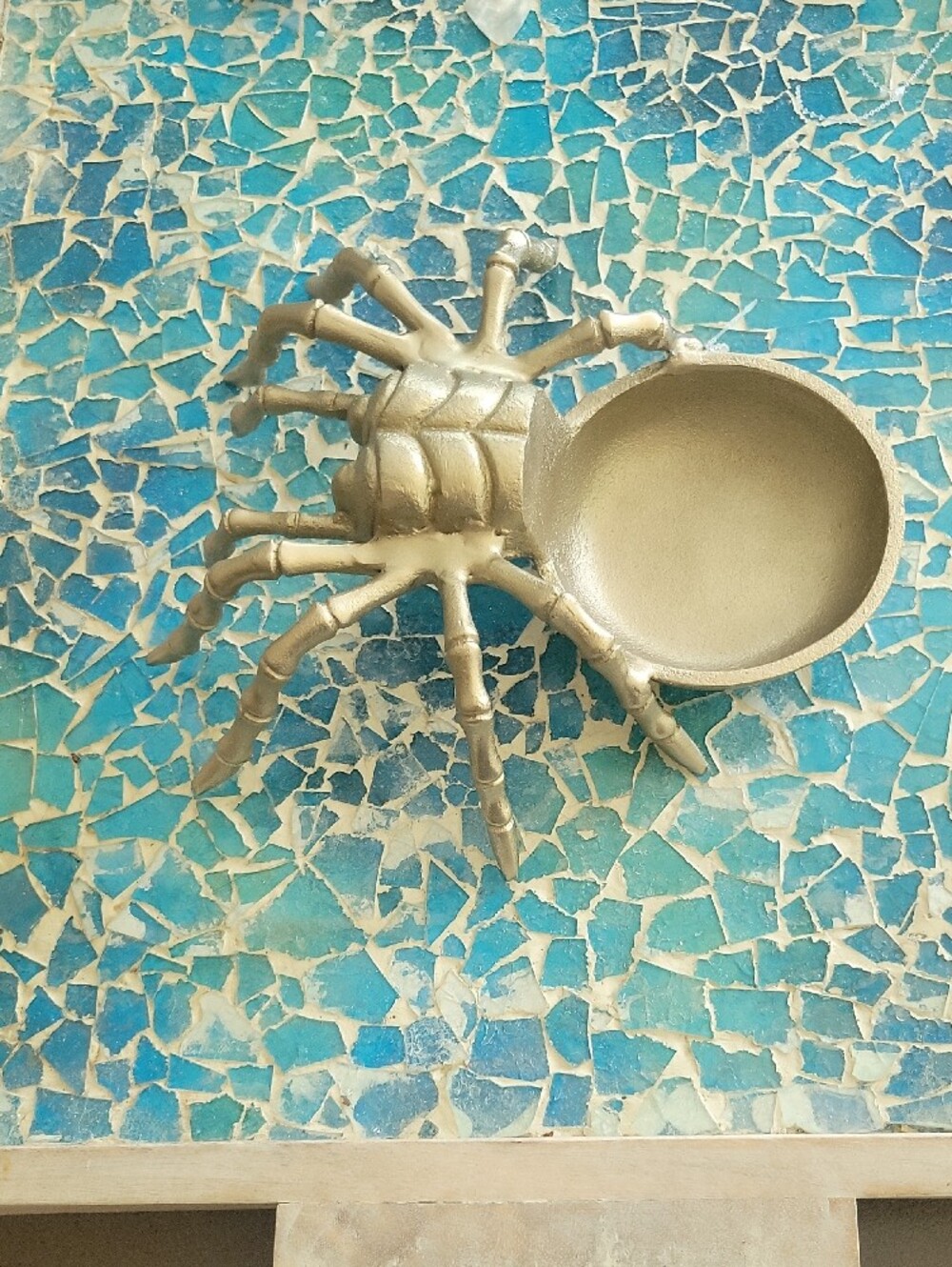Catherine Martin X Anthropologie Midnight Creatures Spider Candle Holder/Tray - Picture 4 of 13